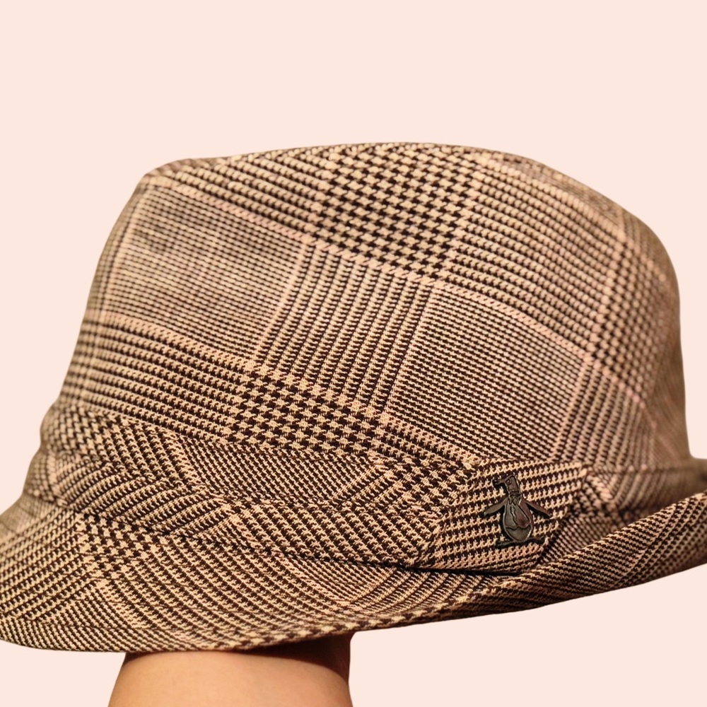 Original Penguin Checkered Bucket Hat